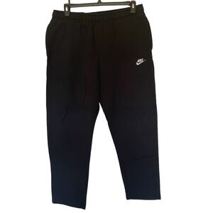 Nike Black Cotton Sweatpants, Men’s XL